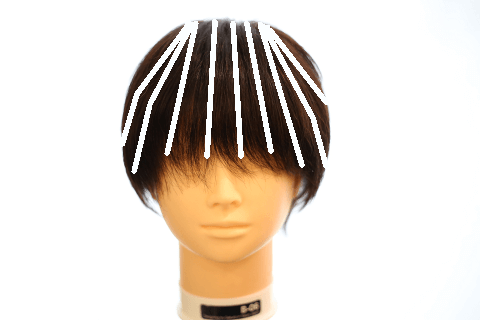 ヘアアイロンでツイストパーマを巻く順番